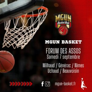 Lire la suite à propos de l’article MGUN Basket aux forums des assos 2024