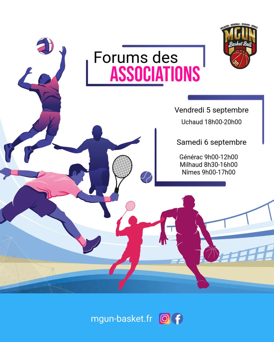 MGUN Basket aux forums des associations 2025