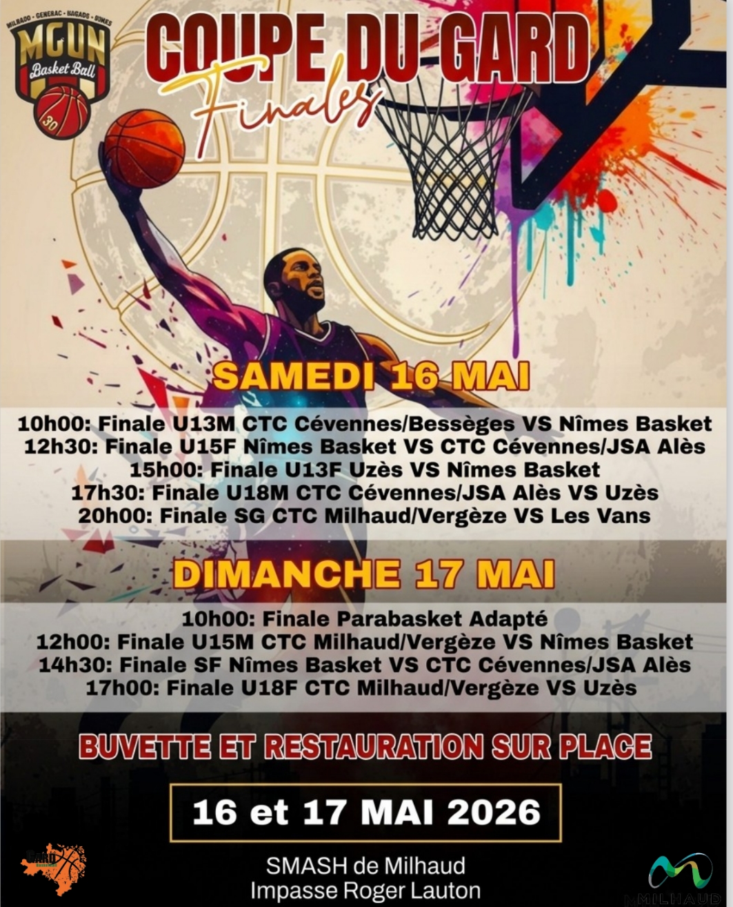 Finales CDG 2026 programme MGUN Basket
