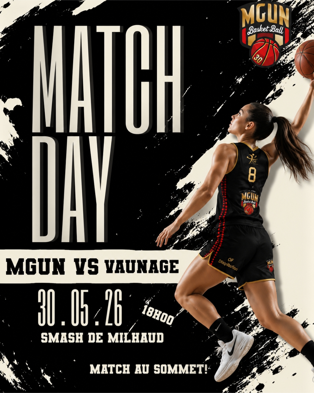 Match SF MGUN BASKET vs Vaunage
