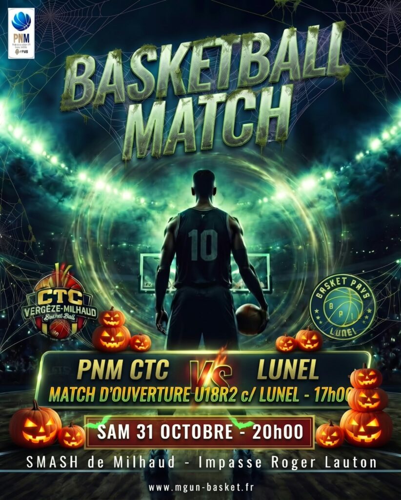 Basket-ball match SPÉCIAL HALLOWEEN NIGHT
